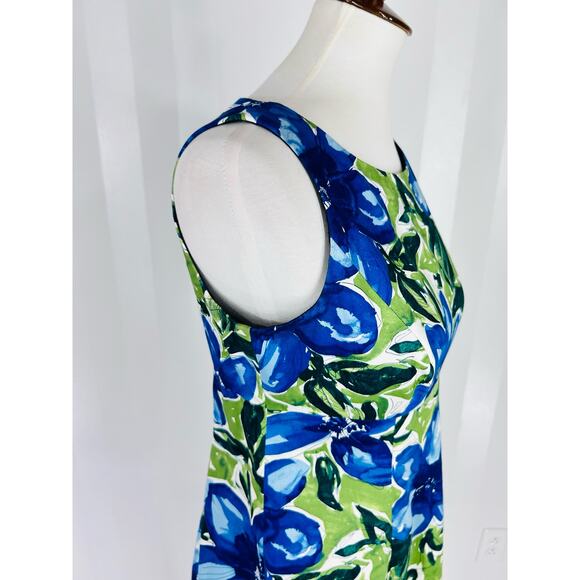 EVAN PICONE Women’s Floral Print Sleeveless Sheath Dress Sz 4 - Picture 6 of 10